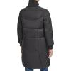 imageAndrew Marc Womens Quilted Rib Knit Collar PufferBlack