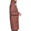 imageAndrew Marc Womens Quilted Rib Knit Collar PufferFig