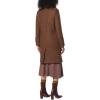 imageAndrew Marc Womens Wool Regine Slim CoatSepia