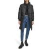 imageAndrew Marc Womens Quilted Rib Knit Collar PufferBlack