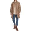 imageAndrew Marc Womens Quilted Rib Knit Collar PufferMushroom