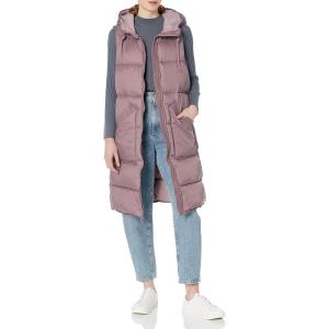 imageAndrew Marc Womens Kerr Long Quilted Puffer VestNirvana