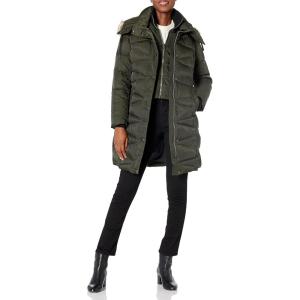 imageAndrew Marc Womens Malabar Fitted Down CoatHunter