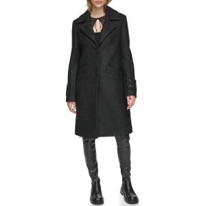 imageAndrew Marc Womens Wool Regine Slim CoatBlack