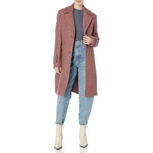 imageAndrew Marc Womens Wool Regine Slim CoatRose Taupe