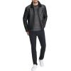 imageAndrew Marc Mens Faux Leather Sherling JacketBlack Maxton