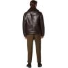 imageAndrew Marc Mens Faux Leather Sherling JacketBrown Cadman
