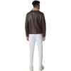 imageAndrew Marc Mens Faux Leather Sherling JacketEspresso Maxton