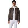 imageAndrew Marc Mens Faux Leather Sherling JacketEspresso Maxton