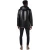 imageAndrew Marc Mens Faux Leather Sherling JacketHooded Black