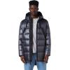 imageAndrew Marc Mens Full Length Puffer JacketFull Length High Shine Asphalt