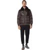 imageAndrew Marc Mens Faux Leather Sherling JacketBrown Beaumont