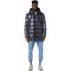 imageAndrew Marc Mens Full Length Puffer JacketFull Length High Shine Asphalt