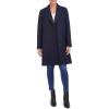 imageCole Haan Womens Asymmetrical Lapel CoatNavy