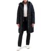 imageCole Haan Womens Taffeta Down Coat with Bib and Set in HoodBlack