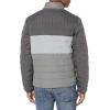 imageTommy Hilfiger Mens Ultra Loft Lightweight Packable Puffer Jacket Standard and Big ampamp TallGrey Colorblock