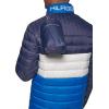 imageTommy Hilfiger Mens Ultra Loft Lightweight Packable Puffer Jacket Standard and Big ampamp TallRoyal Blue Colorblock