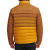 imageTommy Hilfiger Mens Ultra Loft Lightweight Packable Puffer Jacket Standard and Big ampamp TallTanBrown Colorblock
