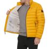 imageTommy Hilfiger Mens Ultra Loft Lightweight Packable Puffer Jacket Standard and Big ampamp TallYellow Gold