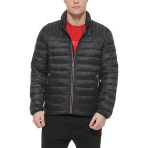 imageTommy Hilfiger Mens Ultra Loft Lightweight Packable Puffer Jacket Standard and Big ampamp TallBlack