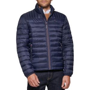imageTommy Hilfiger Mens Ultra Loft Lightweight Packable Puffer Jacket Standard and Big ampamp TallMidnight