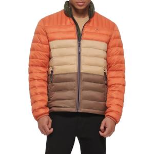 imageTommy Hilfiger Mens Ultra Loft Lightweight Packable Puffer Jacket Standard and Big ampamp TallStandard Issue Combo