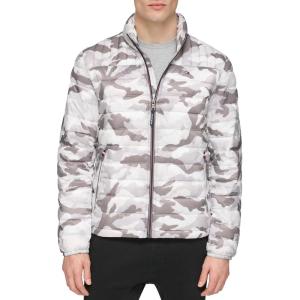 imageTommy Hilfiger Mens Ultra Loft Lightweight Packable Puffer Jacket Standard and Big ampamp TallWhite Camouflage