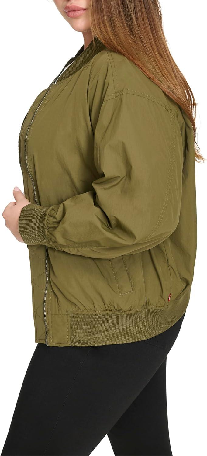 imageLevis Womens Lightweight Bomber JacketArmy Green
