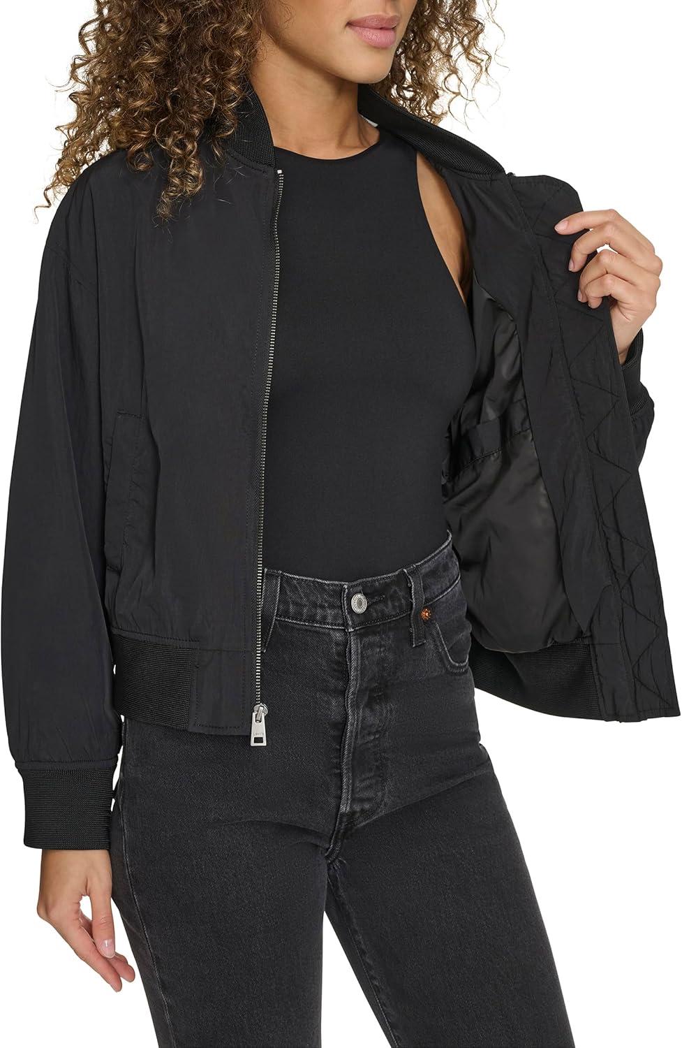 imageLevis Womens Lightweight Bomber JacketBlack