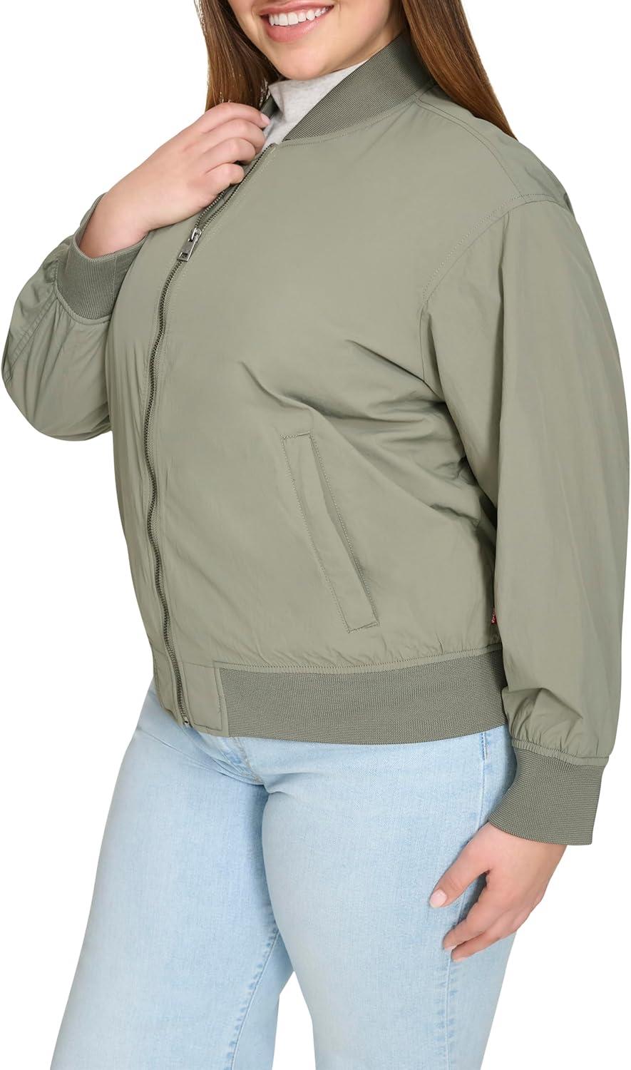 imageLevis Womens Lightweight Bomber JacketSage Green