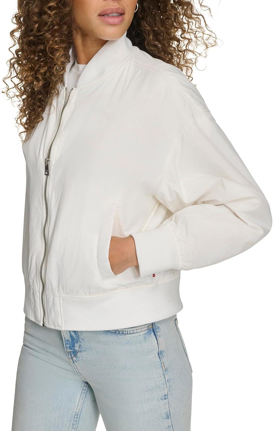 imageLevis Womens Lightweight Bomber JacketWhite