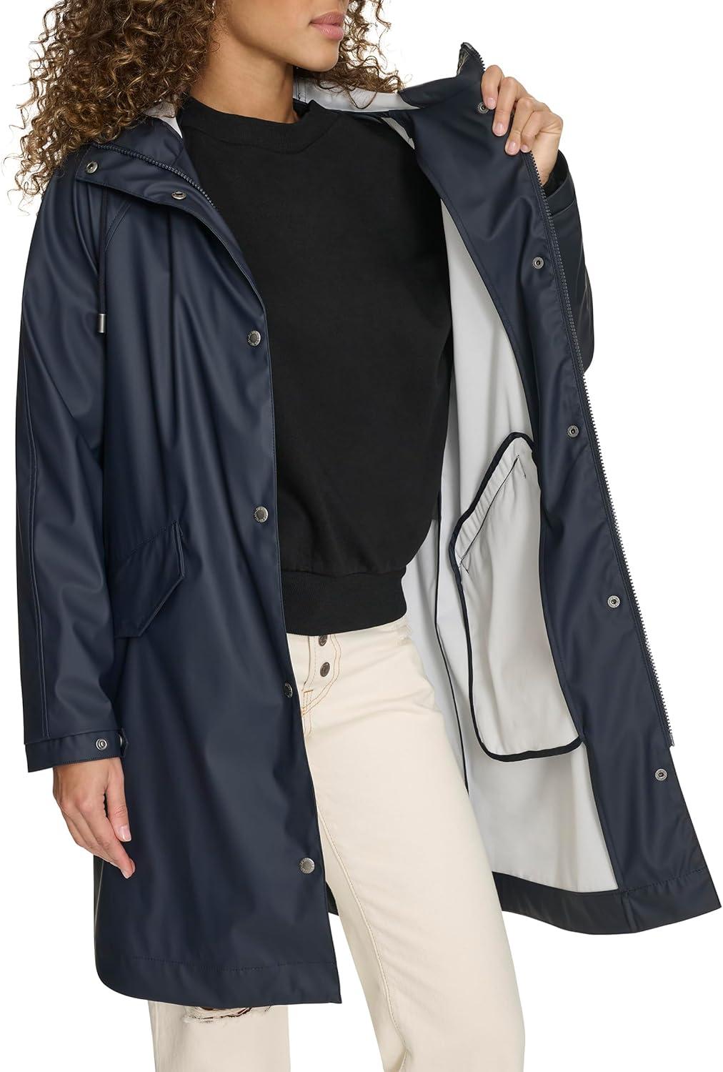 imageLevis Womens Raglan Sleeve Rain JacketNavy