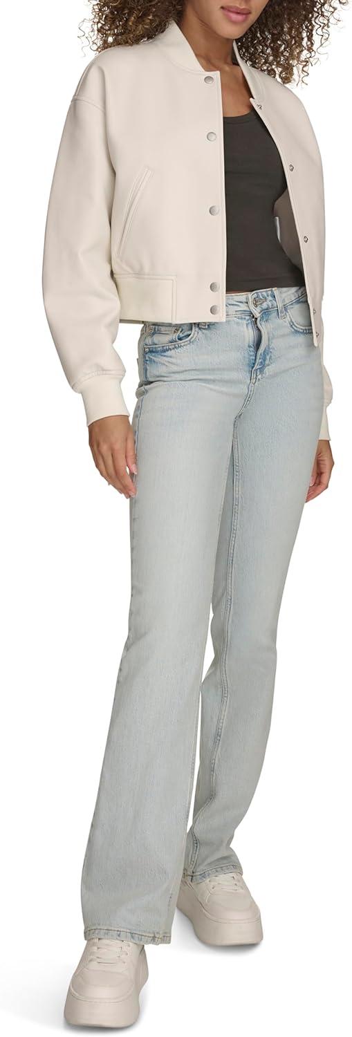 imageLevis Womens Varsity Bomber JacketOyster