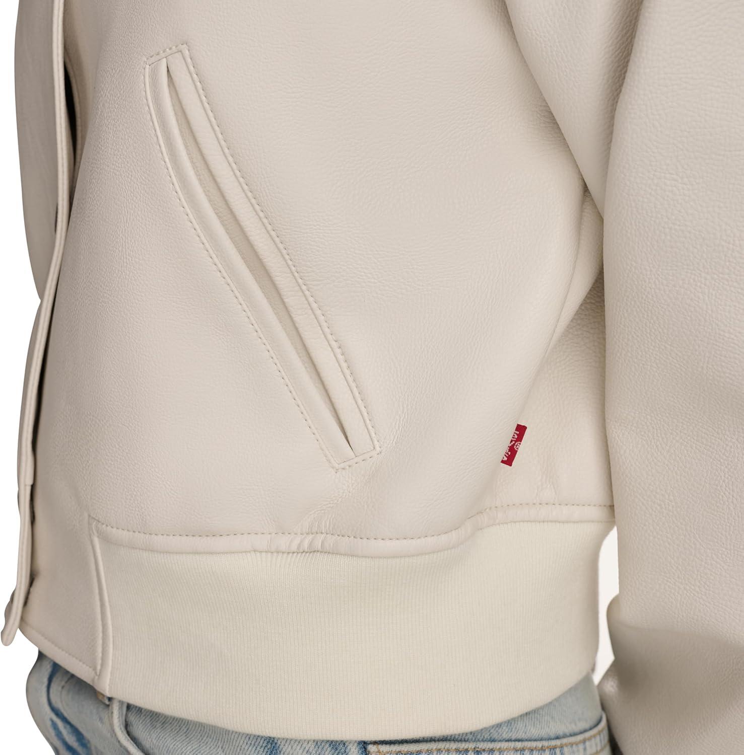 imageLevis Womens Varsity Bomber JacketOyster