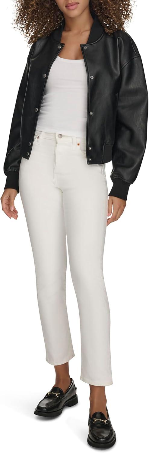 imageLevis Womens Varsity Bomber JacketPebble Black