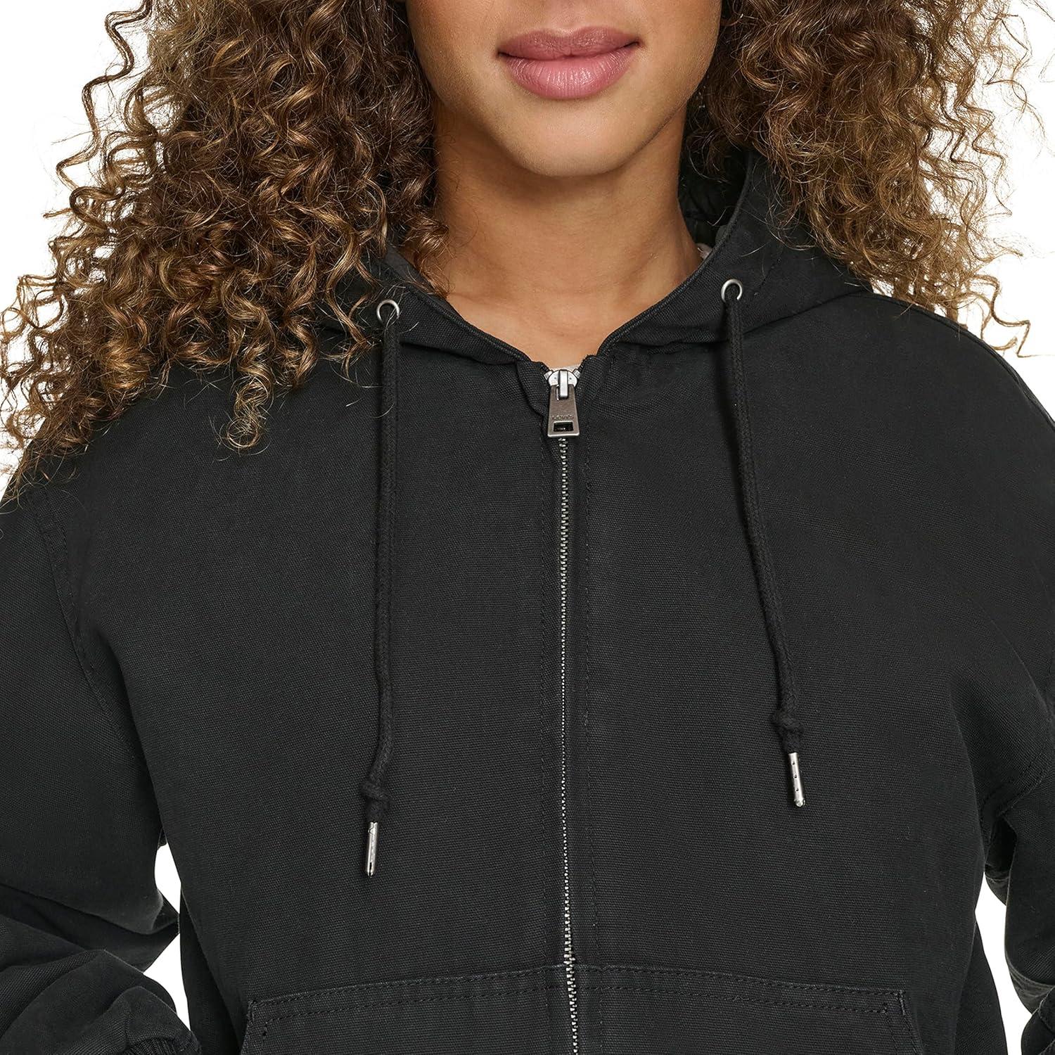 imageLevis Womens Workwear Hoody BomberBlack Filled