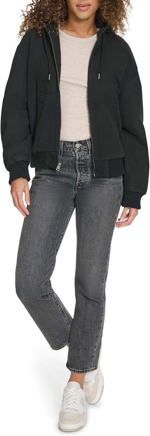 imageLevis Womens Workwear Hoody BomberBlack Filled