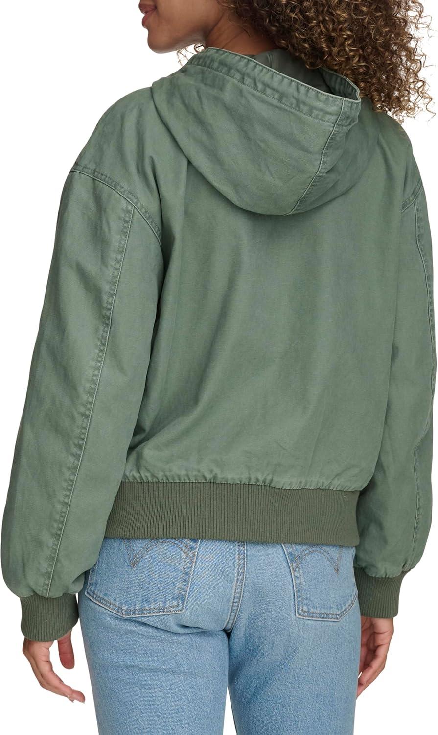 imageLevis Womens Workwear Hoody BomberLaurel Green Unfilled