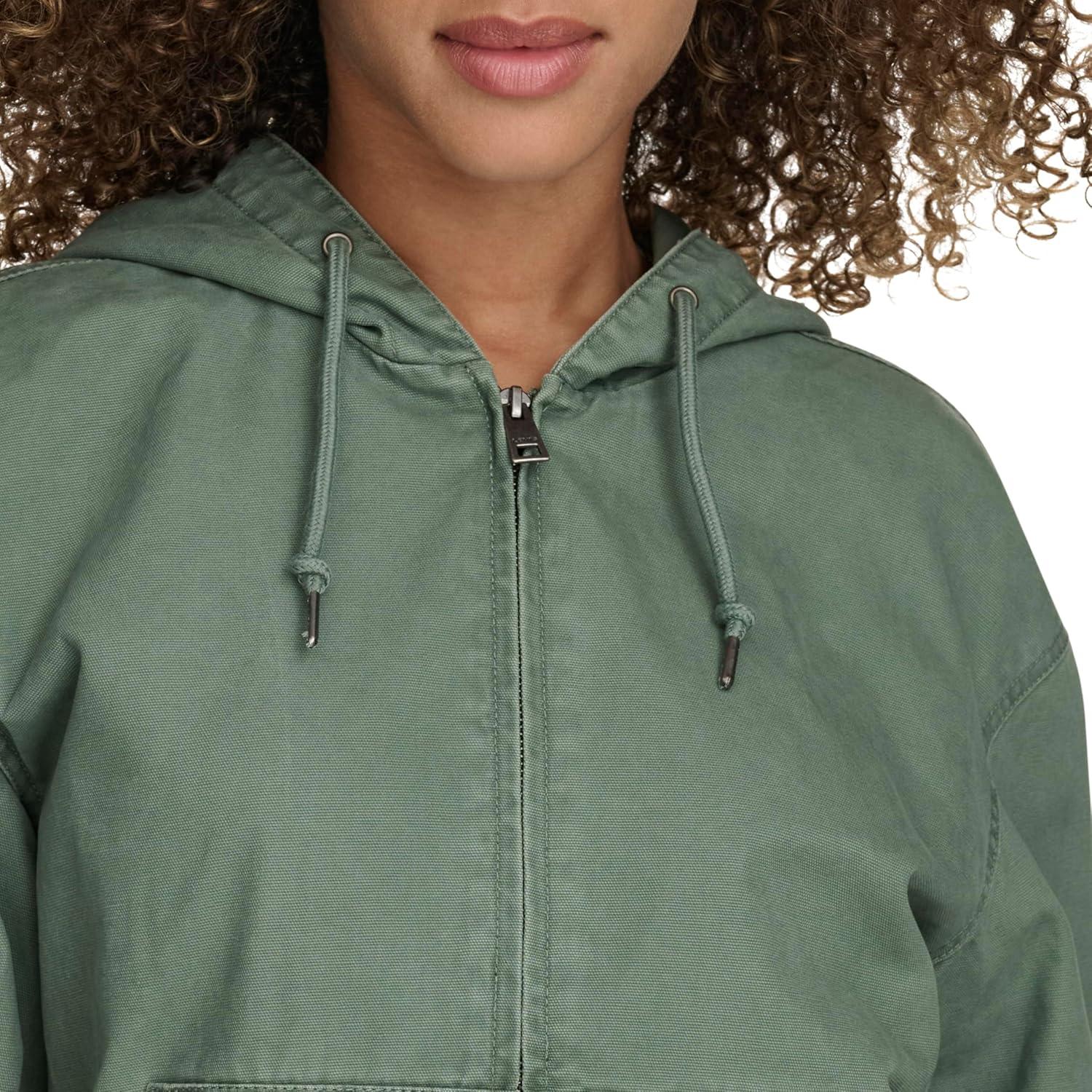 imageLevis Womens Workwear Hoody BomberLaurel Green Unfilled
