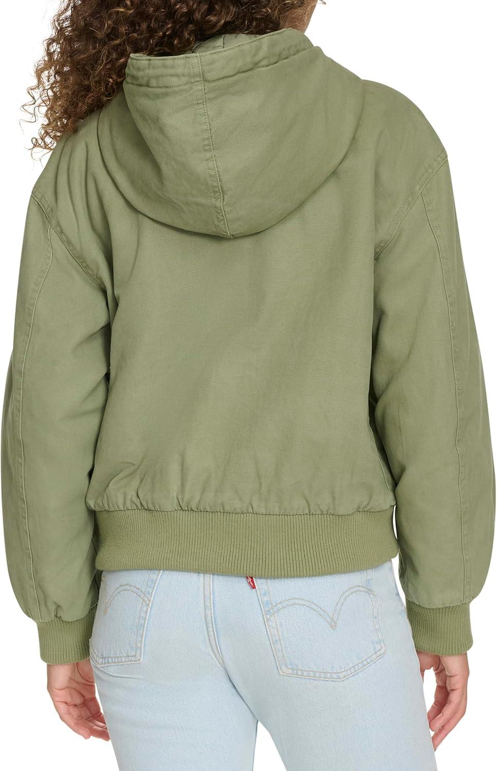 imageLevis Womens Workwear Hoody BomberSage Green Filled