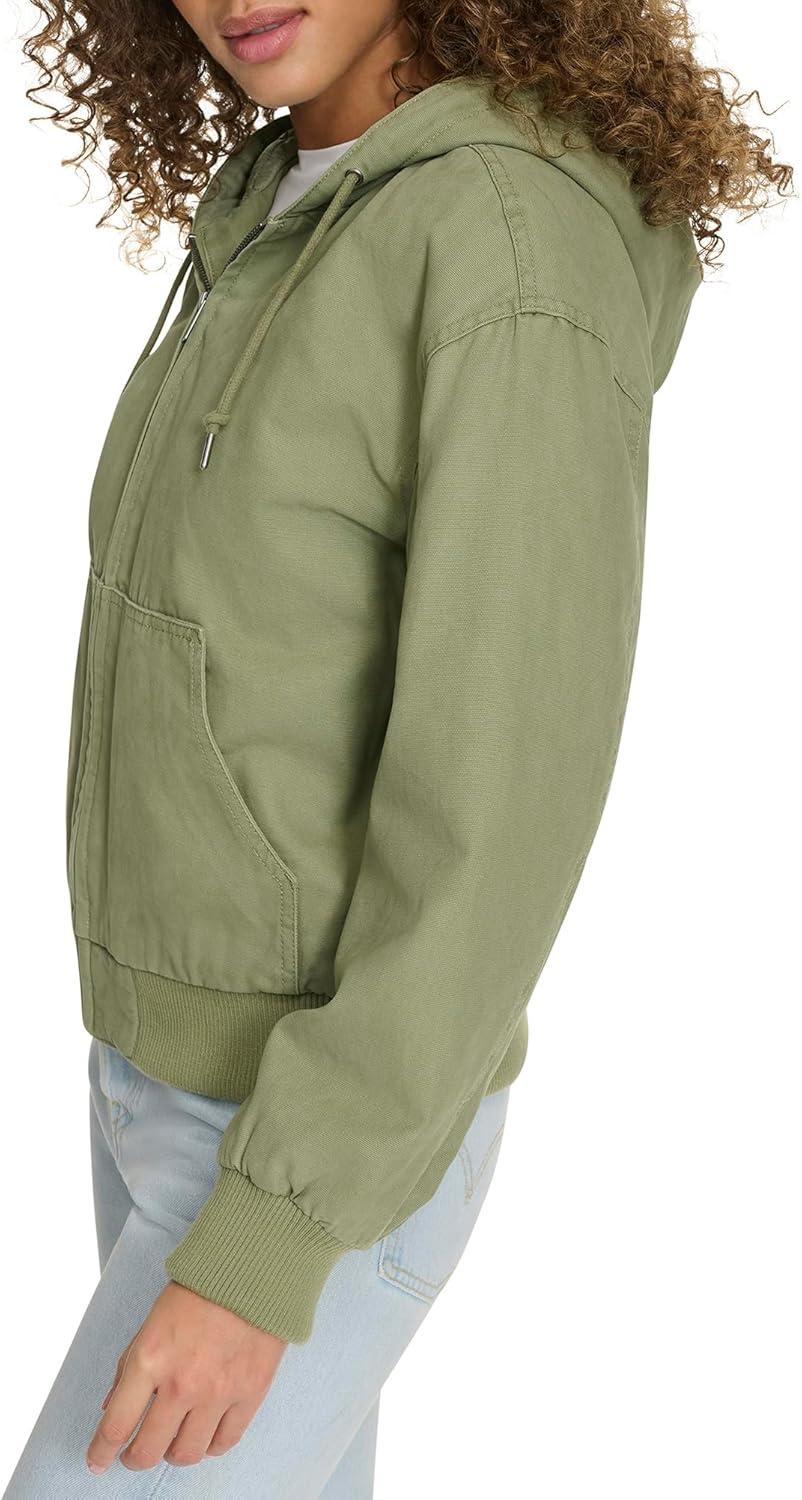 imageLevis Womens Workwear Hoody BomberSage Green Filled