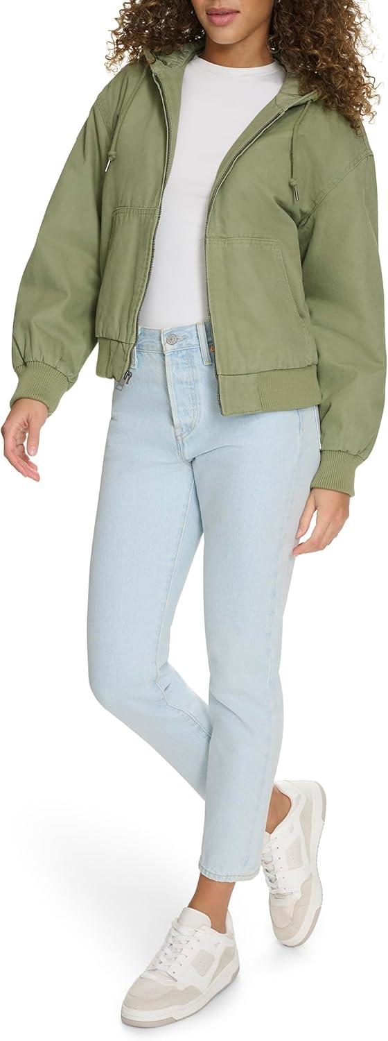 imageLevis Womens Workwear Hoody BomberSage Green Filled
