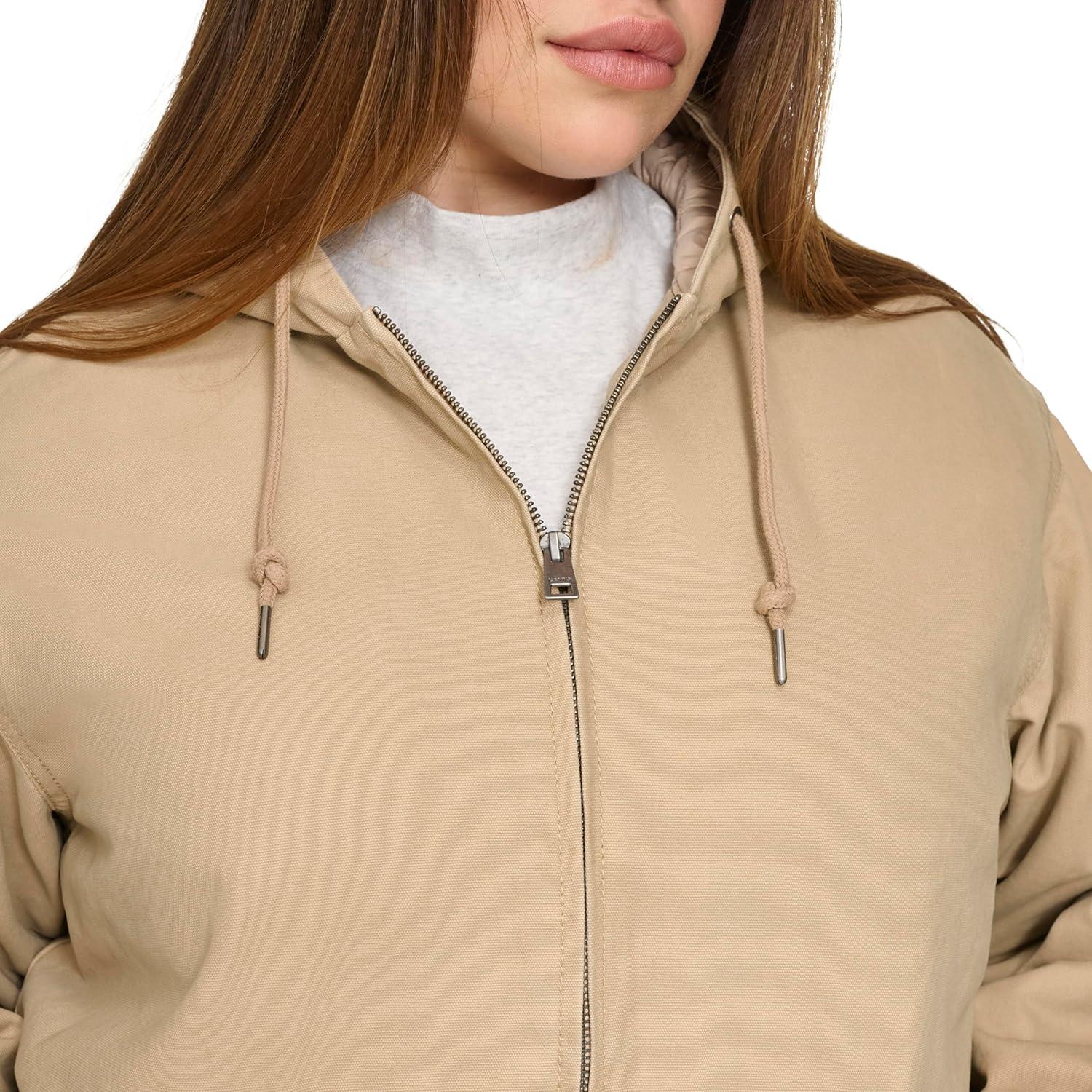 imageLevis Womens Workwear Hoody BomberTan Filled