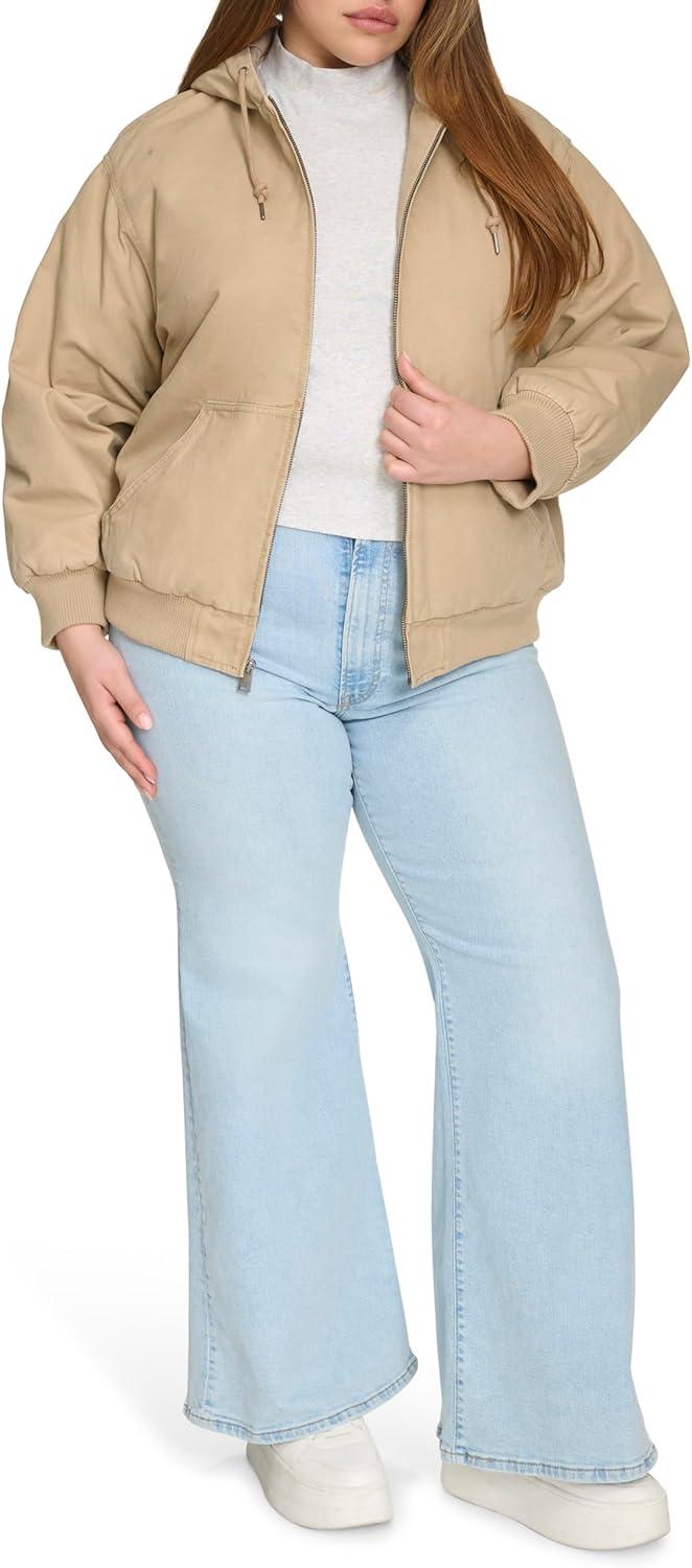 imageLevis Womens Workwear Hoody BomberTan Filled