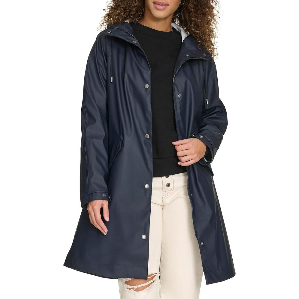 imageLevis Womens Raglan Sleeve Rain JacketNavy