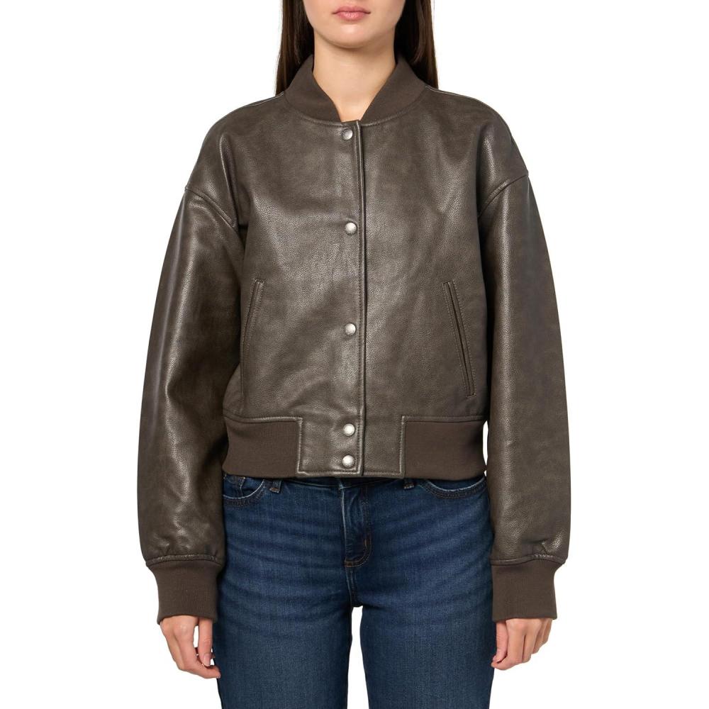 imageLevis Womens Varsity Bomber JacketAsh