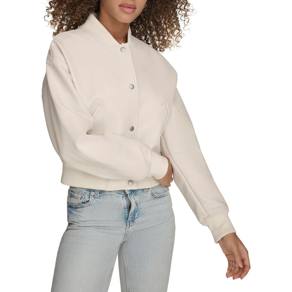 imageLevis Womens Varsity Bomber JacketOyster