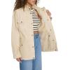 imageLevis Womens 4Pocket Stand Collar Military JacketOatmeal