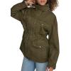 imageLevis Womens 4Pocket Stand Collar Military JacketOlive Night