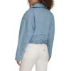 imageLevis Womens Cropped Denim MotoLight Wash Denim